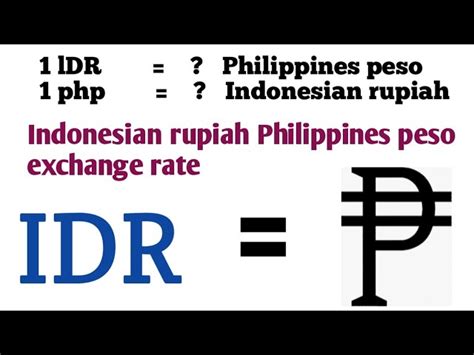 Convert from Indonesian Rupiah (IDR) to Philippine Peso (PHP).
